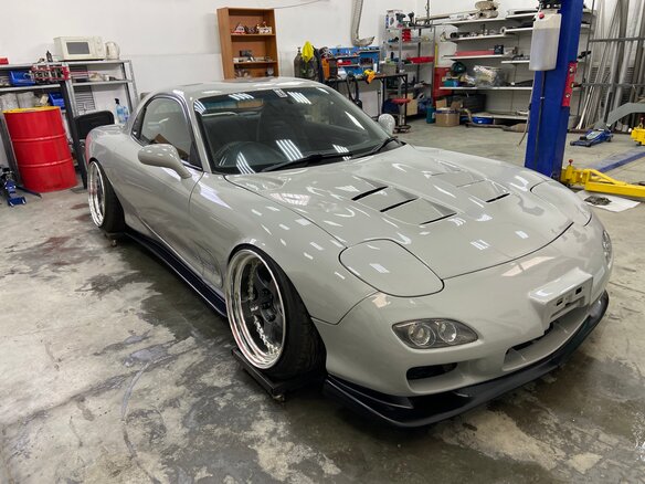 1997 Mazda RX-7 III (FD), серый