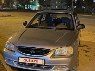 2008 Hyundai Accent ТагАЗ II, серебристый, 530000 рублей, вид 2