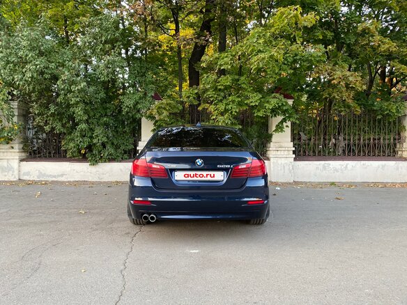 2013 BMW 5 серии 528i xDrive VI (F10/F11/F07) Рестайлинг, синий - вид 6