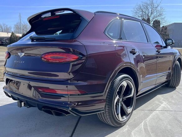 2022 Bentley Bentayga I Рестайлинг, фиолетовый - вид 1