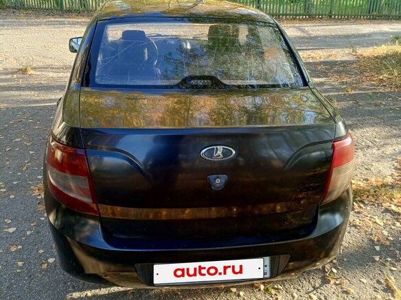 2013 Lada (ВАЗ) Granta I, чёрный, 249000 рублей - вид 3