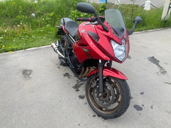 2009 Yamaha XJ6 (FZ6R), красный, 430000 рублей - вид 1