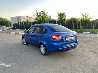 2018 Lada (ВАЗ) Granta I Рестайлинг, синий, 450000 рублей, вид 4