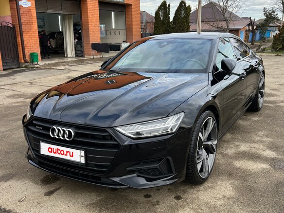 2018 Audi A7 55 TFSI II (4K), чёрный, 3400000 рублей