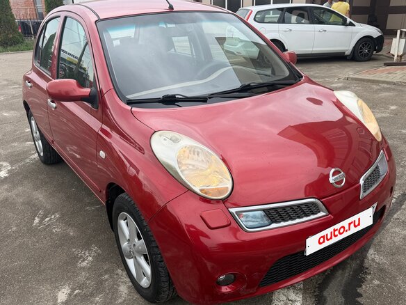 2010 Nissan Micra III (K12), пурпурный - вид 3