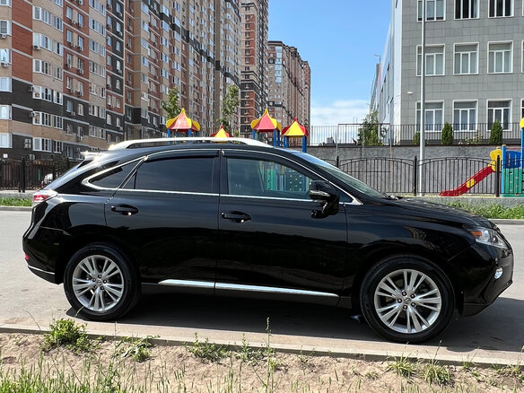 2012 Lexus RX 350 III Рестайлинг, чёрный, 2600000 рублей - вид 9