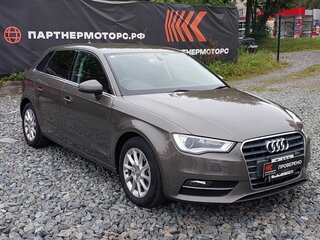 2014 Audi A3 III (8V), коричневый, 1379000 рублей, вид 3