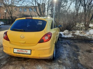 2007 Opel Corsa D, жёлтый, 430000 рублей, вид 3