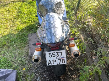2001 Suzuki GSX 1300 R Hayabusa, синий, 750000 рублей, вид 2
