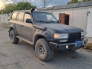 1995 Toyota Land Cruiser 80 Series Рестайлинг, зелёный, 1450000 рублей, вид 2