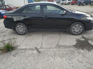 2010 Toyota Corolla X (E140, E150) Рестайлинг, чёрный, 1200000 рублей, вид 4