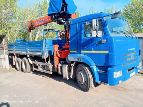 2022 КамАЗ 65117, синий, 9800000 рублей, вид 4