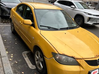 2003 Mazda 3 I (BK), жёлтый, 100000 рублей, вид 3