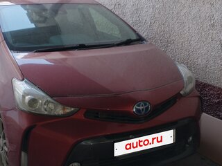 2019 Toyota Prius Alpha I (ZVW40/41) Рестайлинг, красный, 1950000 рублей, вид 2