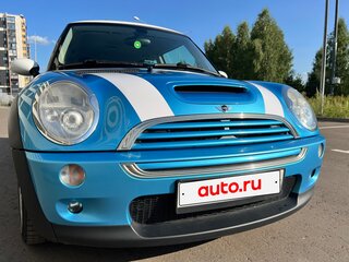 2004 Mini Hatch Cooper S I (R50), синий, 1065000 рублей, вид 3