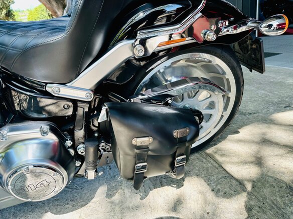 2020 Harley-Davidson Fat Boy, чёрный, 2090000 рублей - вид 8