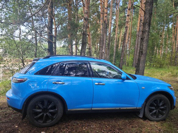 2006 Infiniti FX35 I (S50) Рестайлинг, голубой, 890000 рублей - вид 1