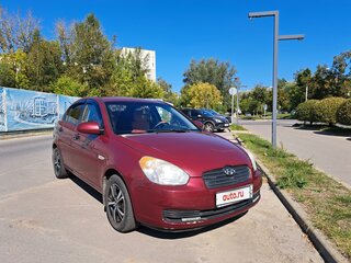 2007 Hyundai Verna II, пурпурный, 380000 рублей, вид 1