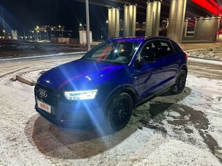 2017 Audi Q3 I (8U) Рестайлинг, синий, 3200000 рублей, вид 2