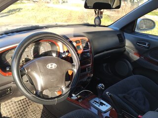 2007 Hyundai Sonata ТагАЗ IV (EF) Рестайлинг, серебристый, 390000 рублей, вид 5