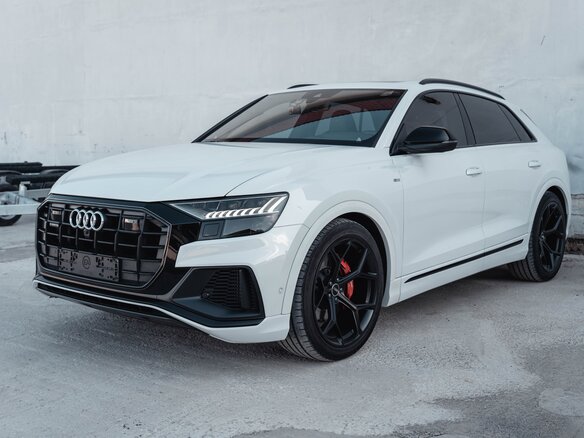 2020 Audi Q8 55 TFSI I (4M), белый - вид 11