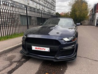 2021 Ford Mustang VI Рестайлинг, синий, 3550000 рублей, вид 3