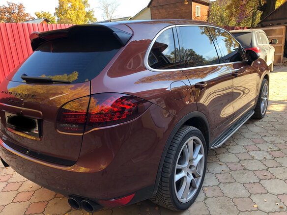 2011 Porsche Cayenne Diesel II (958), коричневый, 4550000 рублей - вид 13