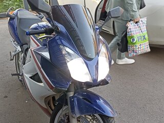 2006 Honda VFR 800, синий, 425000 рублей, вид 3