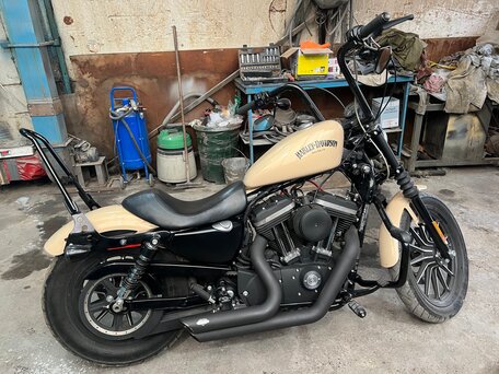 2014 Harley-Davidson Sportster 883, бежевый, 970000 рублей, вид 4