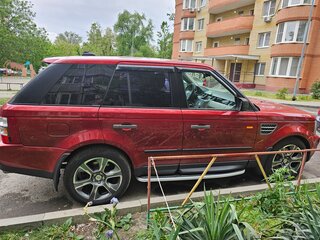 2007 Land Rover Range Rover Sport Supercharged I, красный, 1350000 рублей, вид 2