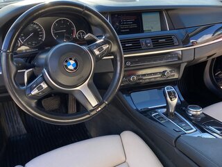 2015 BMW 5 серии 520d VI (F10/F11/F07) Рестайлинг, синий, 2650000 рублей, вид 4