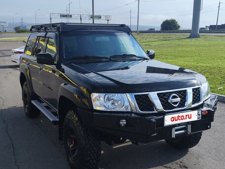 2011 Nissan Patrol V (Y61) Рестайлинг, чёрный, 4700000 рублей, вид 1