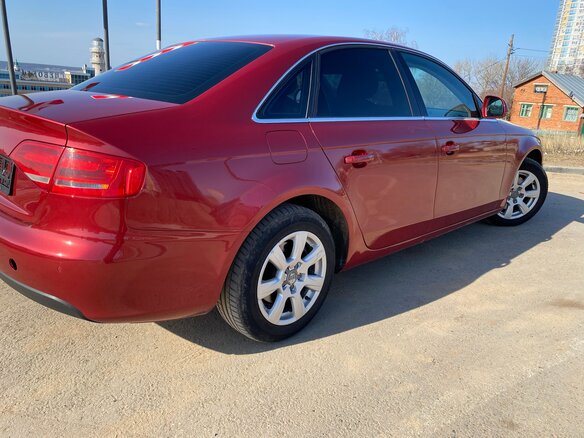 2008 Audi A4 IV (B8), красный, 825000 рублей - вид 3