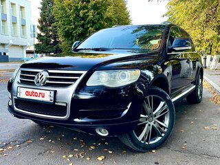 2008 Volkswagen Touareg I Рестайлинг, чёрный, 1100000 рублей, вид 1