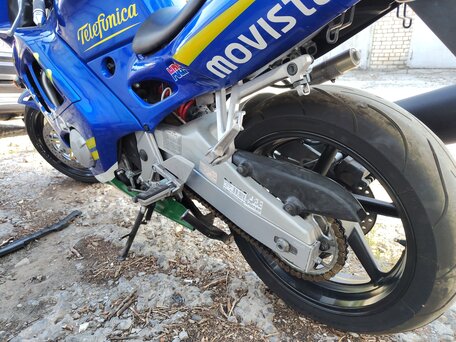1998 Honda CBR 600F, синий, 300000 рублей, вид 4