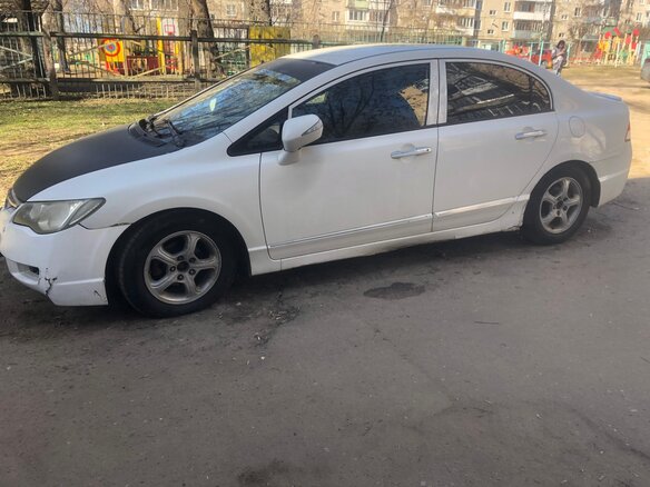 2008 Honda Civic Hybrid VIII, белый, 350000 рублей - вид 6