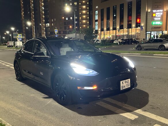 2018 Tesla Model 3 Long Range I, чёрный, 2490000 рублей - вид 11