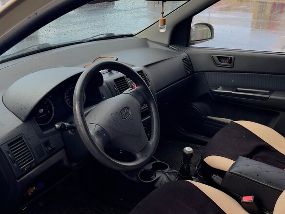 2008 Hyundai Getz I Рестайлинг, бежевый, 498000 рублей - вид 4
