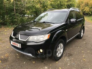 2008 Mitsubishi Outlander II, чёрный, 1450000 рублей, вид 1