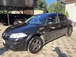 2008 Renault Megane II Рестайлинг, чёрный, 560000 рублей, вид 2