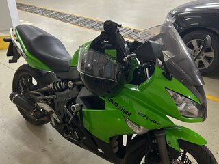 2009 Kawasaki ER-6F (Ninja 650R), зелёный, 200000 рублей, вид 3