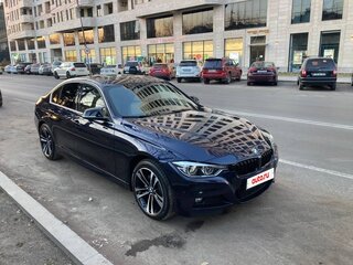 2016 BMW 3 серии 330i xDrive VI (F3x) Рестайлинг, синий, 2200000 рублей, вид 4