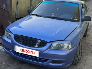 2004 Hyundai Accent ТагАЗ II, фиолетовый, 470000 рублей, вид 5