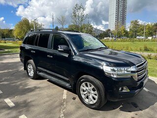 2015 Toyota Land Cruiser 200 Series Рестайлинг 2, чёрный, 4950000 рублей, вид 4