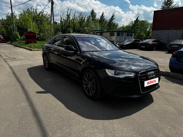 2011 Audi A6 IV (C7), чёрный, 1480000 рублей - вид 1