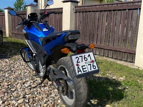 2016 Honda NC 750X, синий, 675000 рублей, вид 4