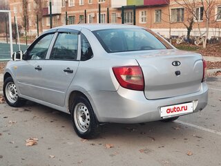 2014 Lada (ВАЗ) Granta I, серебристый, 410000 рублей, вид 4