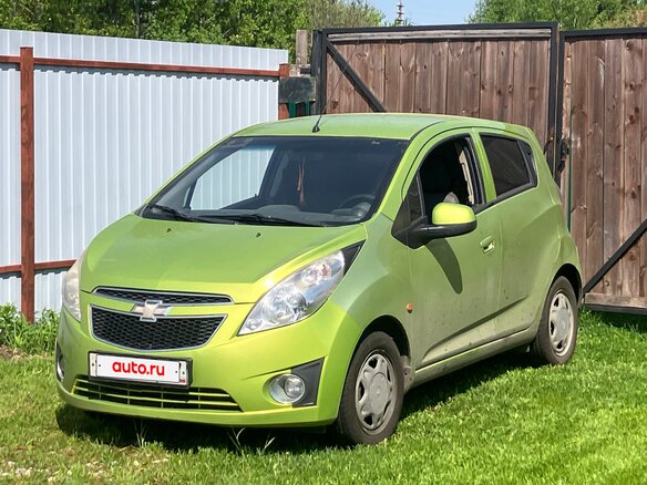 2011 Chevrolet Spark III, зелёный, 515000 рублей - вид 1
