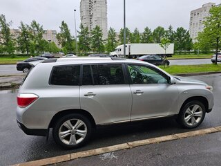 2010 Toyota Highlander II (XU40) Рестайлинг, серебристый, 1390000 рублей, вид 3