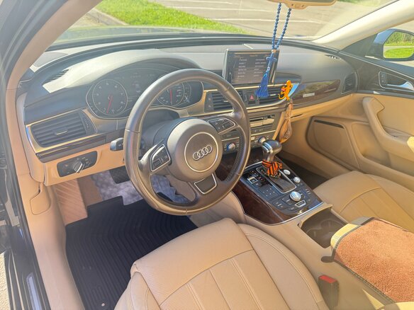 2011 Audi A6 IV (C7), синий, 2200000 рублей - вид 11